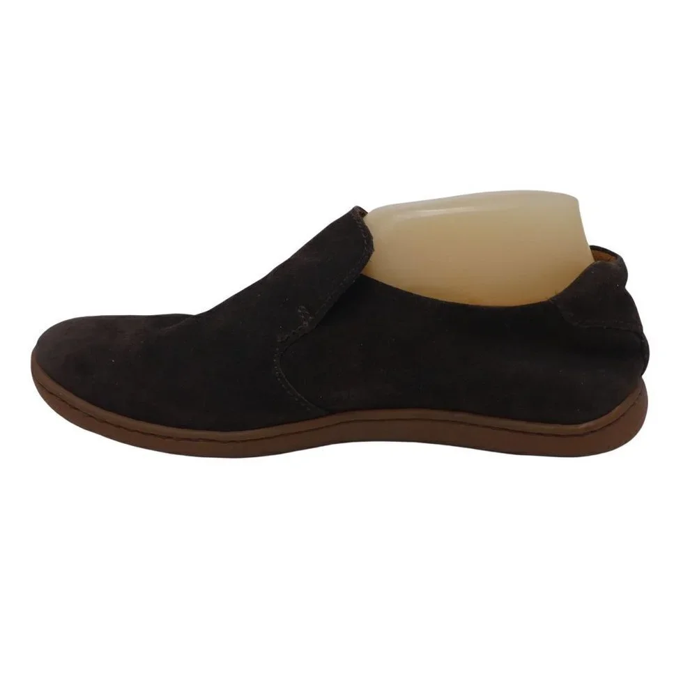 Born Galen‎ Loafers Shoes Mens 8 Brown Suede Slip On Comfort